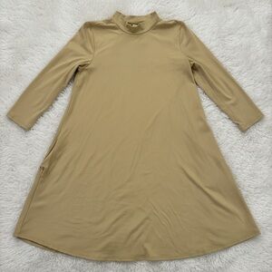 LTX Sportswear Women's Mustard Mini Swing Dress - Size Small
 b88